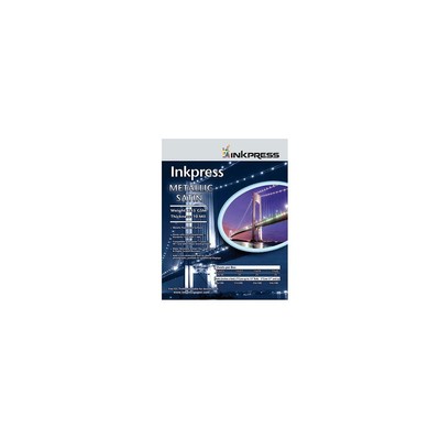 Inkpress Metallic Satin Luster Photo Paper (5x7''), 50 Sheets #MPS5750
