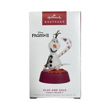 2022 Hallmark Disney Frozen 2 Olaf And Gale Christmas Tree Magic Ornament
