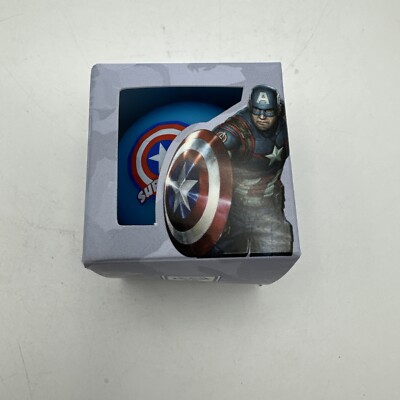 Volvik Golf Vivid Marvel X Character Golf Balls Captain America Blue Collectible