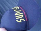 Supreme Hat Cap Navy Blue Made USA One Size