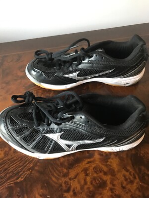 Mizuno Wave Hurricane Women's Size 8 Volleyball Shoe Black 430190.9073 Low Top