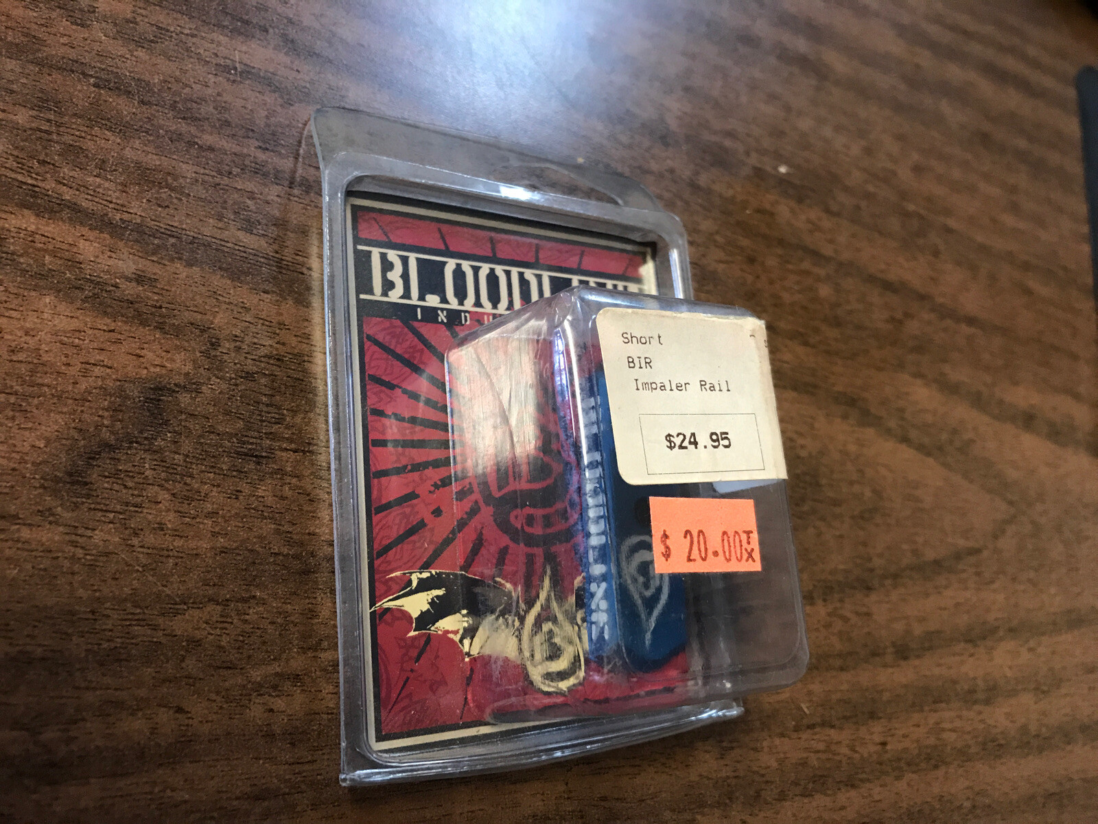 Bloodline Industries Seatle Paintball Impaler Rail Short Version Blue