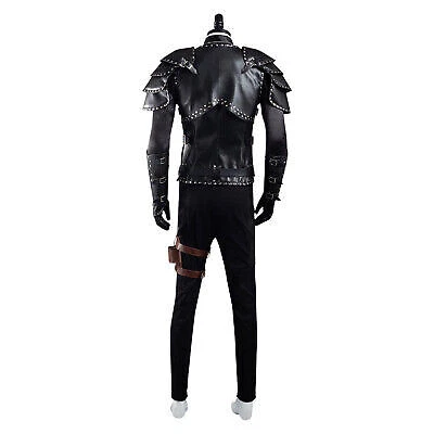 The Witcher Geralt of Rivia Cosplay Costume and Wigs Halloween Carnival Suit - Bild 11 von 12