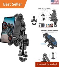 Shock-Absorbing Phone Holder for Motorcycles  Bikes - 360  Rotation, All Phones