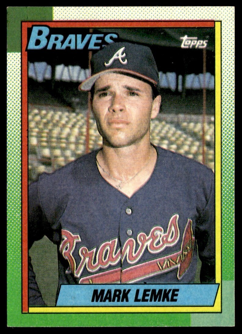 1990 Topps Mark Lemke Atlanta Braves #451