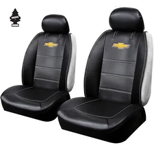 ⭐️⭐️⭐️⭐️⭐New Faux Leather Car Truck SUV Seat Covers For Chevrolet Universal Fit