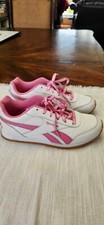 Reebok court classic girls US 6 pink and white