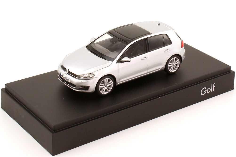VW GOLF 7 VII GT TSI TDI HIGHLINE 5 DOOR SILVER 1:43 HERPA (OEM