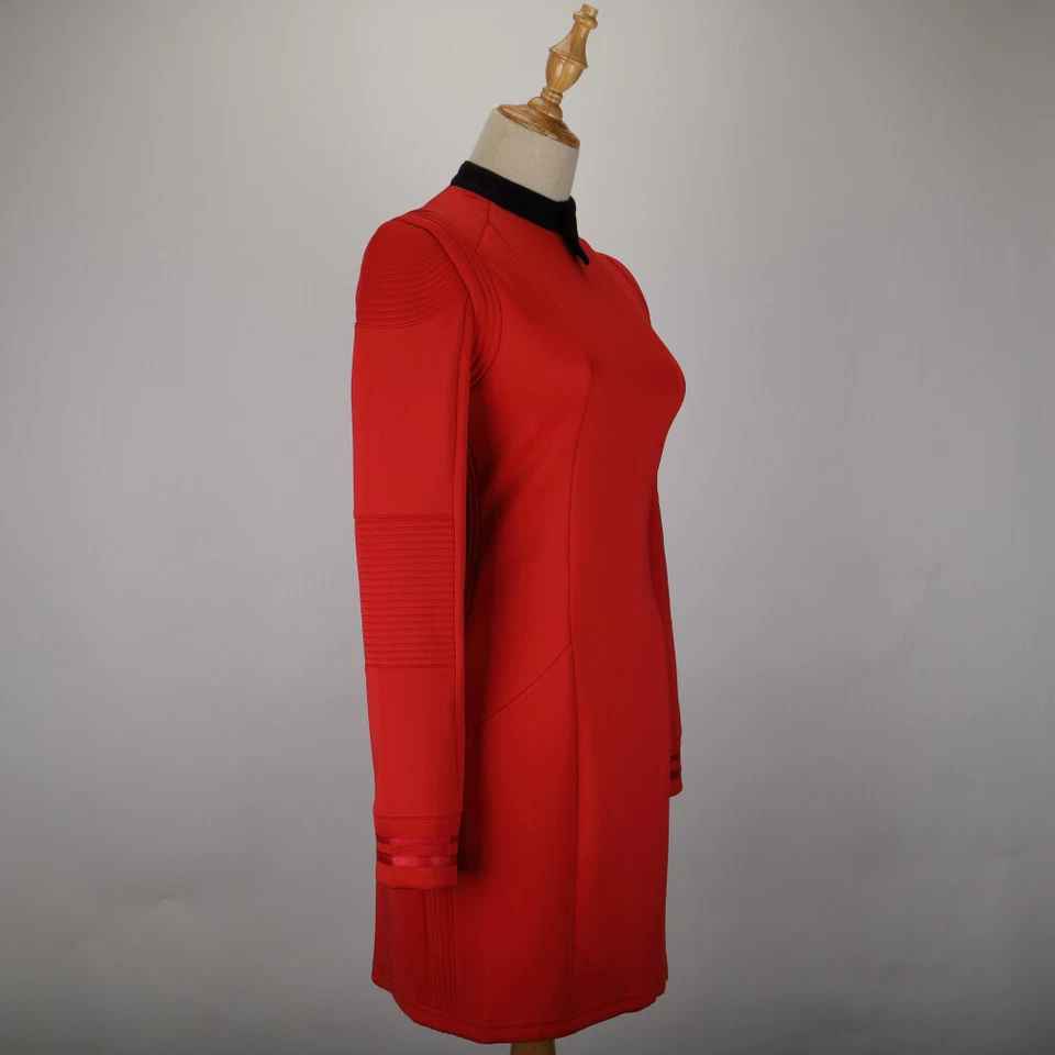 Juego de prendedores de vestido dorado rojo para mujer Discovery Season 2 Starfleet Engineering Foto 3 de 4