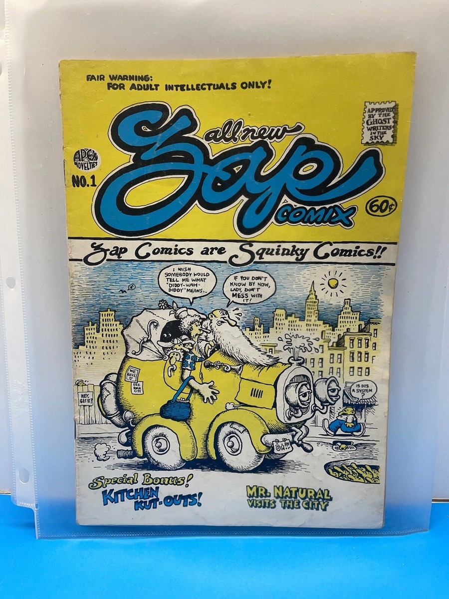 Zap Comics No.1 Robert Crumb Mr.Natural Vintage | eBay