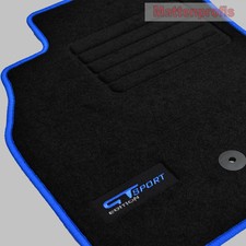 MP Velours Logo Fußmatten für Renault Megane 3 III Schrägheck ab Bj.2008-2012 bl