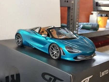 1:18 Mclaren 720 S Spider 2018 Belize Blue By GT Spirit GT304 ( 243 /999 pcs)