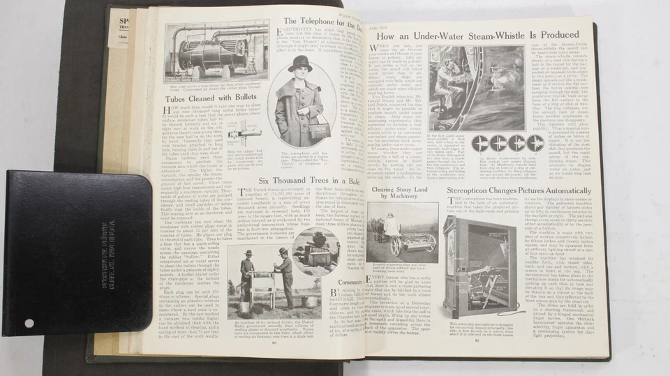 Bound Magazine: Popular Science Monthly: July-Dec. 1921 - Image 3 of 4