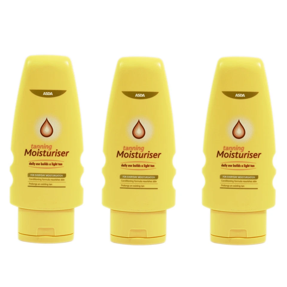 3x Asda Tanning Moisturiser For Everyday Moisturisation 200ml
