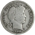 1908-S Barber Dime Nice Circulated VG/FINE! Complete Your Album!
