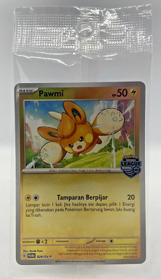 Special Pokemon TCG Indonesia Pawmi Holo 024/SV-P Promo Regional League 2023