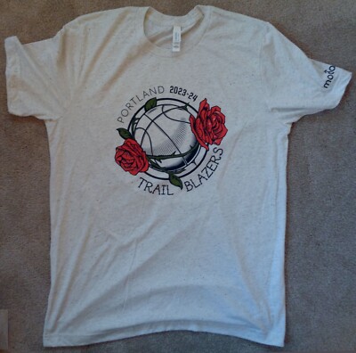 Portland Trailblazers 2023-24 T-SHIRT Game Handout HOME OPENER Blazers SGA 