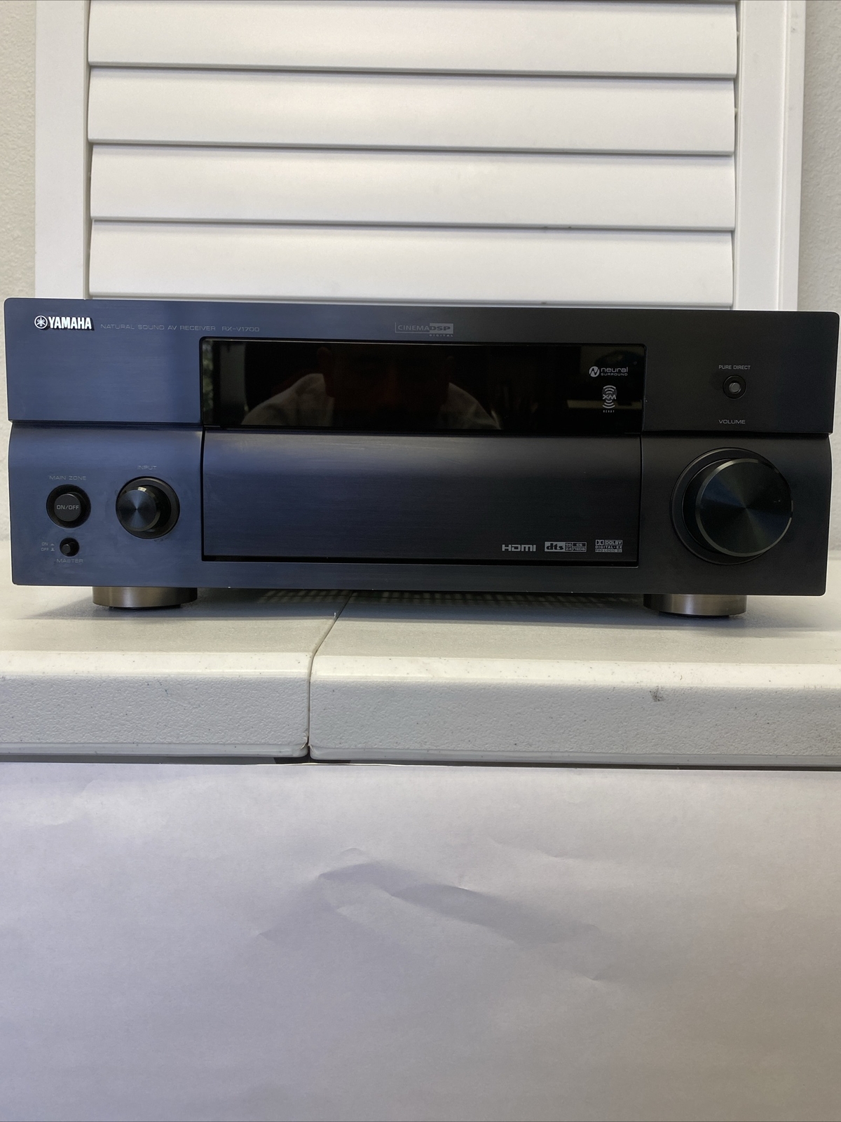 YAMAHA RX-V1700 RECEIVER-REMOTE-NM-130 WATTS X 7-FULLY WORKING