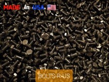 (50) M6-1.0x12mm steel Black Oxide Hex Bolt Grade 8.8 M6x12mm  6mm x 12mm bolt