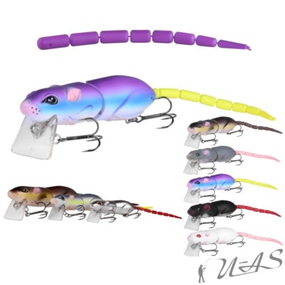 Spro Bbz1 Rat 50 Morning Dawn Ratte Hecht Köder Hard Bait Wobbler 2 Teilig Kva