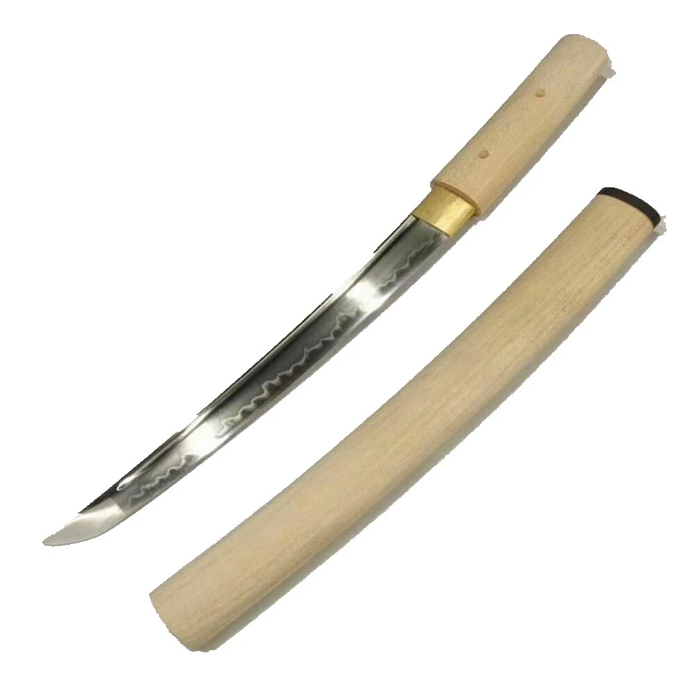 Damascus Steel Blade Reproduction Collectible Japanese Swords & Sabers