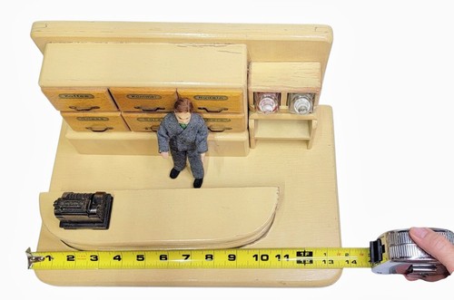 GERMAN Doll Room Box General Store Bakery Mercantile Shop Antique Pharmacy - Picture 9 of 11