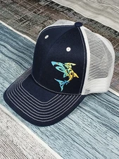 TRIBAL SHARK TRUCKER SNAPBACK HAT