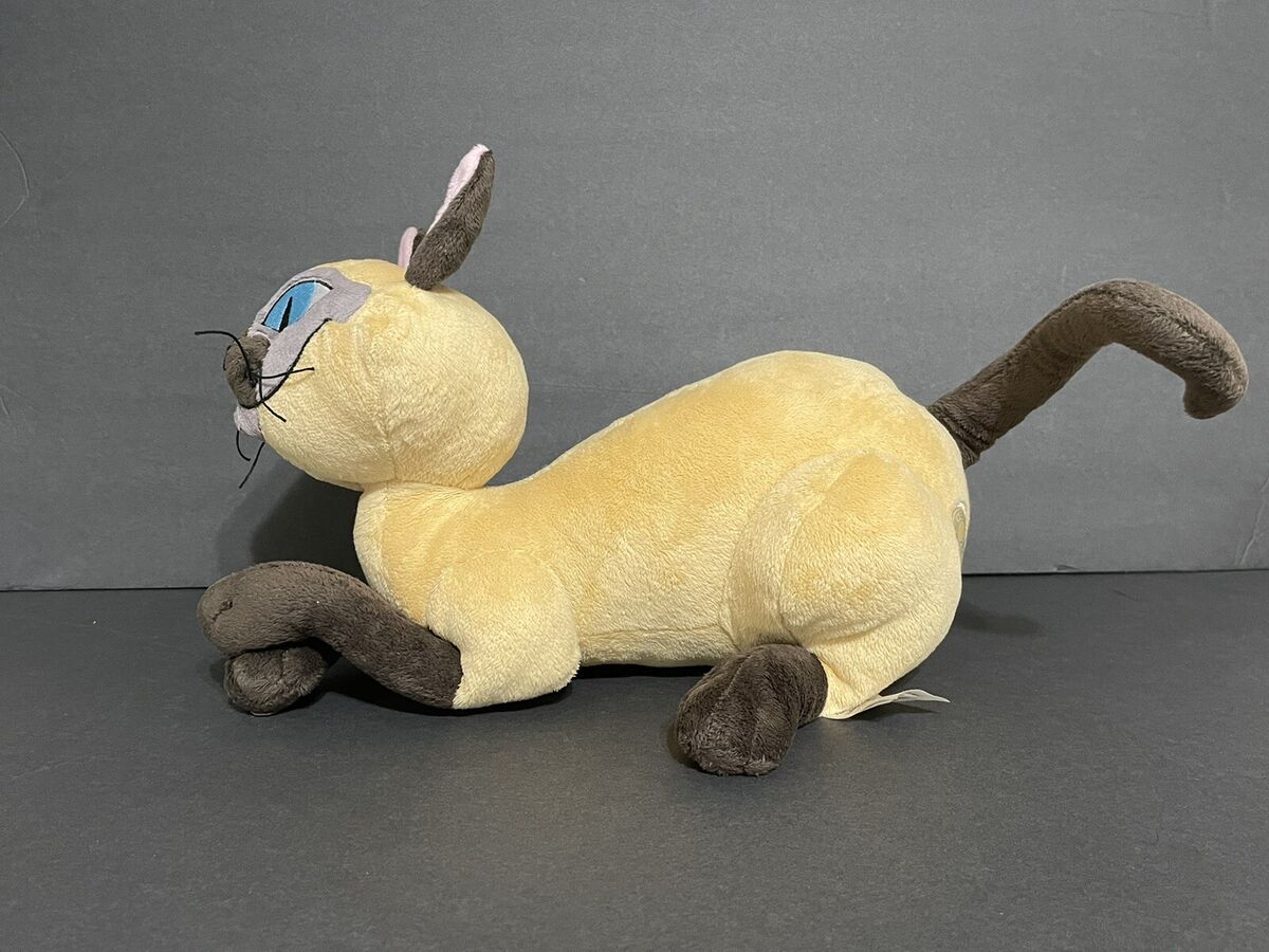 16” DISNEY STORE SI SIAMESE CAT LADY & THE TRAMP STUFFED 16” DISNEY STORE SI SIAMESE CAT LADY & THE TRAMP STUFFED
