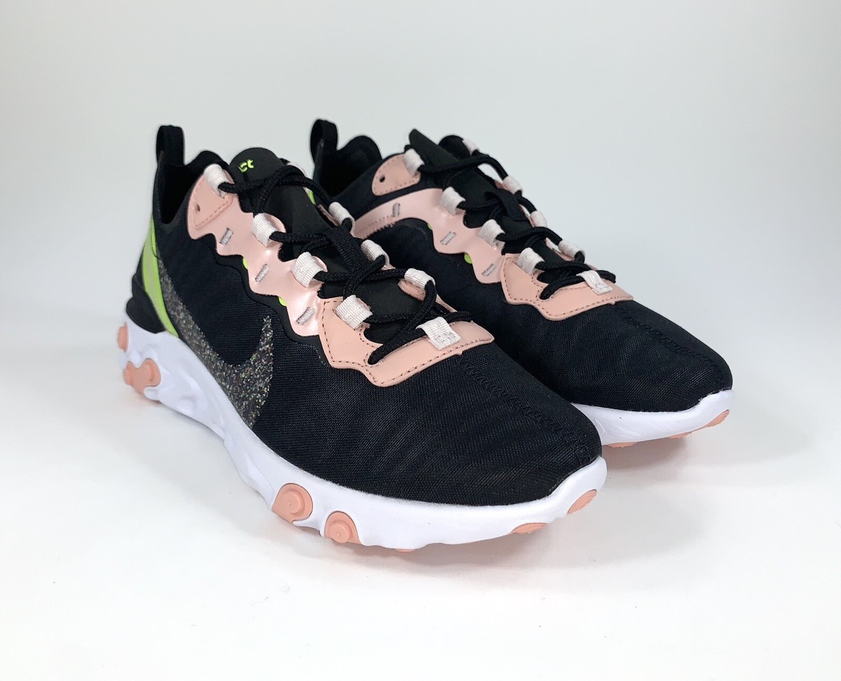 Size Nike React Element 55 Premium Black Coral Stardust W for