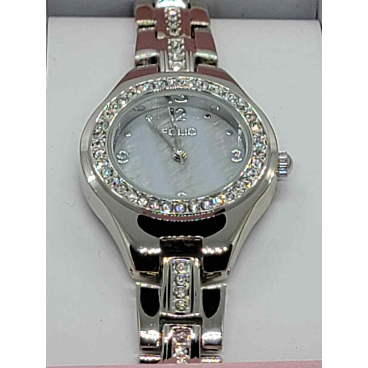Folio Women's Crystal Stainless Steel Watch #6