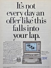 IBM Personal System 2 Laptop 40 SX 3,995 Priced To Move Vintage Print Ad 1991