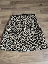 Brown/black leopard print high waist mini skirt  From Zara  Size S  Waist 28