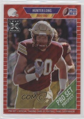 2021 Leaf Pro Set Metal Red Wave 74/75 Hunter Long #29 Rookie RC ni4