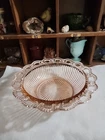 JUREKA! Treasures – Anchor Hocking Old Colony 9½″ Pink Depression Glass Bowl
