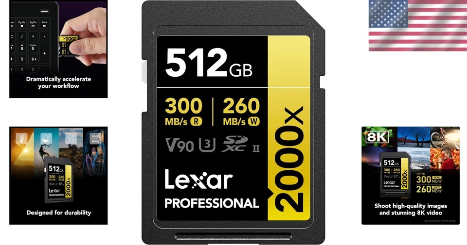 2000x 128GB Professional SD Card – Durable, Fast and Versatile for All Devices - Image 2 of 4
