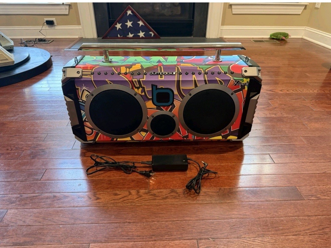 BUMPBOXX Flare8 Graffiti Bluetooth Boombox Speaker TWS With