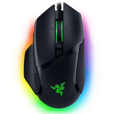 Razer - Basilisk V3 Optical Gaming Mouse with Chroma RBG Lighting - Wired - B...