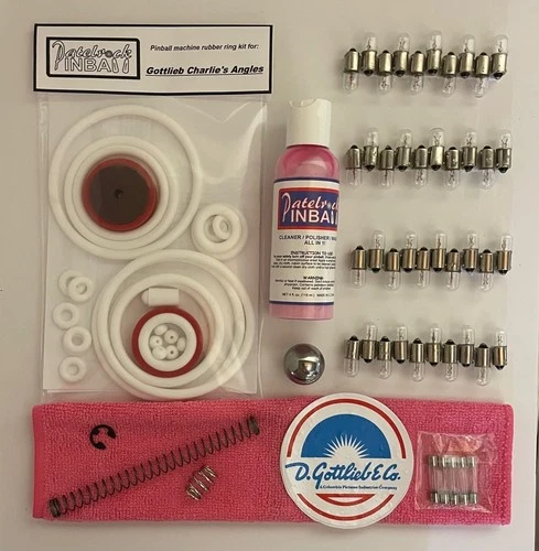 1978 Gottlieb Charlie's Angels Pinball Machine Maintenance Tune Up Kit