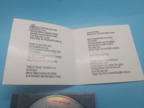 LED ZEPPELIN: FOUR SYMBOLS CD (1987) W GERMANY NO BARCODE STAIRWAY TO HEAVEN - Picture 3 of 5