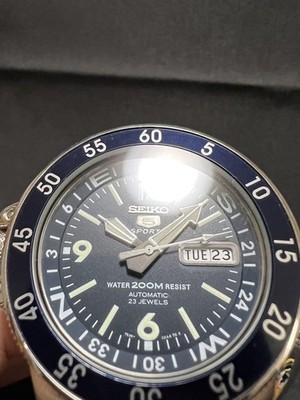 Seiko 5 Sports Blue Men's Watch - SKZ209 for sale online | eBay