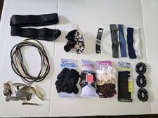 Big Mix Lot Hair Accessories Ties Elastic Bands Ponytail Barretts B034 