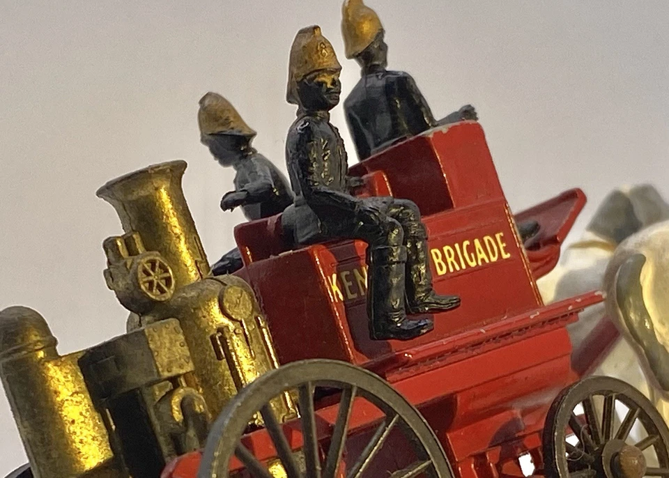 Matchbox🔥Lesney Shand Mason Caballo Tirado Camión de Bomberos Y-4 Modelos de Antaño Casi Nuevo Foto 3 de 4