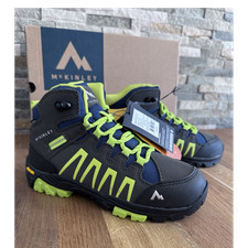 McKINLEY Denali MID AQX J Kinder Wanderschuhe EUR 33 Anthracite Green Lime