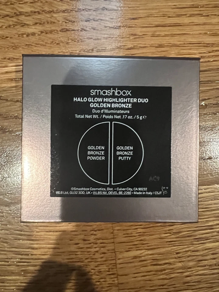 SmashBox Halo Glow Highlighter Duo Golden Bronze - 0.17oz - NWB - Image 4 of 4