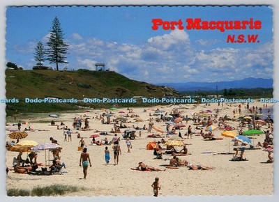 L342435 N S W Port Macquarie Town Beach mit Zielpunkt im Hintergrund Bellevue