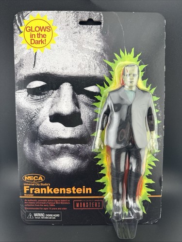 NECA Frankenstein Action Figur 2022 Glow In The Dark Universal Monsters Neu