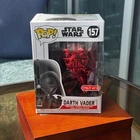 Funko Pop Star Wars Darth Vader Red Chrome 157 Target Exclusive Vaulted NIB