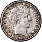 1907-O Barber Quarter 25c XF+ Extremely Fine New Orleans Silver Liberty