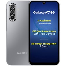 Samsung Galaxy A17 5G (Gris, 6Go RAM, 128Go) 50Mp No Shake Camera Gemini Live