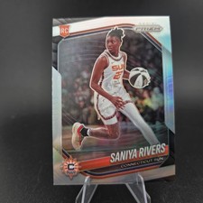 2025 Panini Prizm WNBA SANIYA RIVERS RC ROOKIE #131 SILVER PRIZM SUN